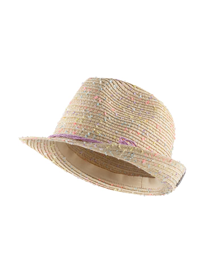 Strohhut bunt in sand
