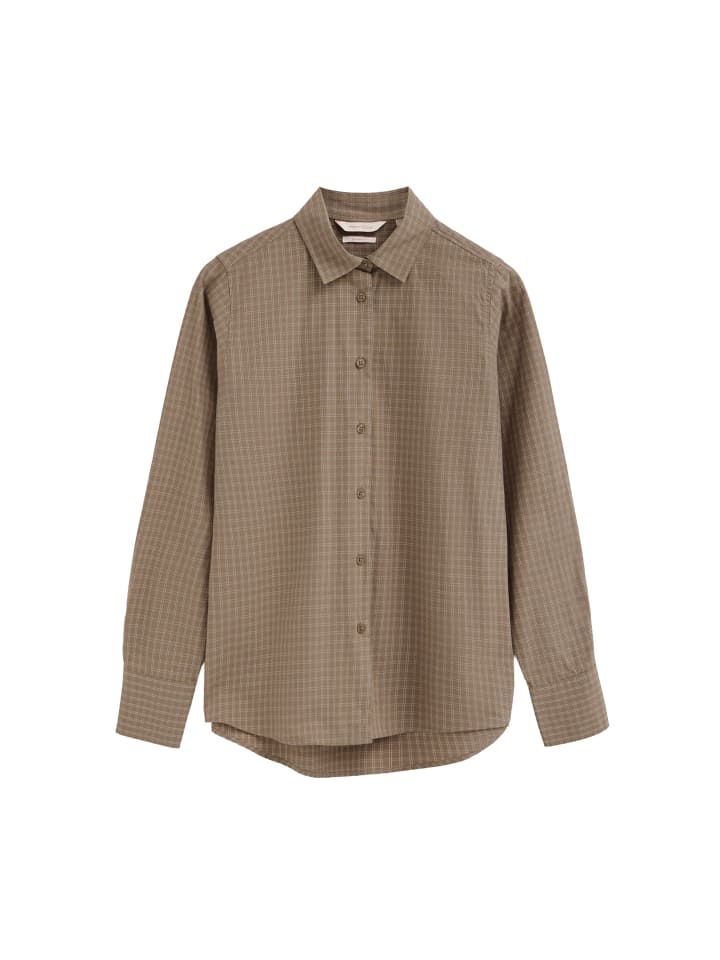 Hemd WOMAN VIVIEN LONG SLEEVE RELAXED FIT in Braun