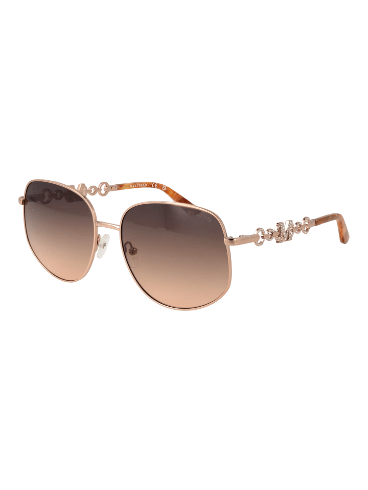 Damen Sonnenbrillen Schmetterling Roségold