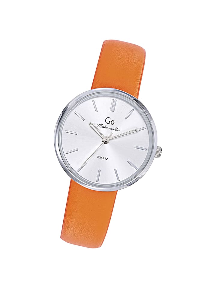 Analog-Armbanduhr Girl Only Mademoiselle orange mittel (ca. 34mm)
