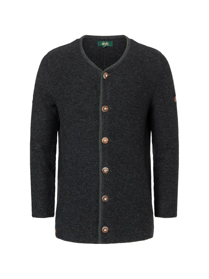 Strickjacke Roland K20 in Anthrazit