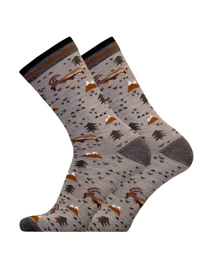Socken 2er-Pack IBEX 2er Pack in Grey