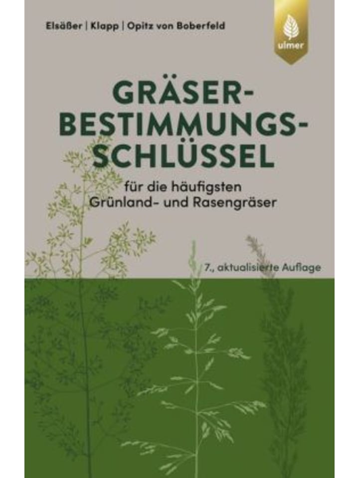 Buch - Gräserbestimmungsschlüssel für die häufigsten Gr&uum