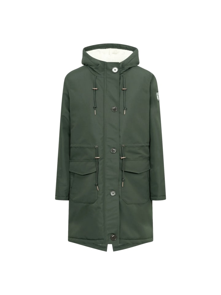 Festholm Friese in deep forest/off white