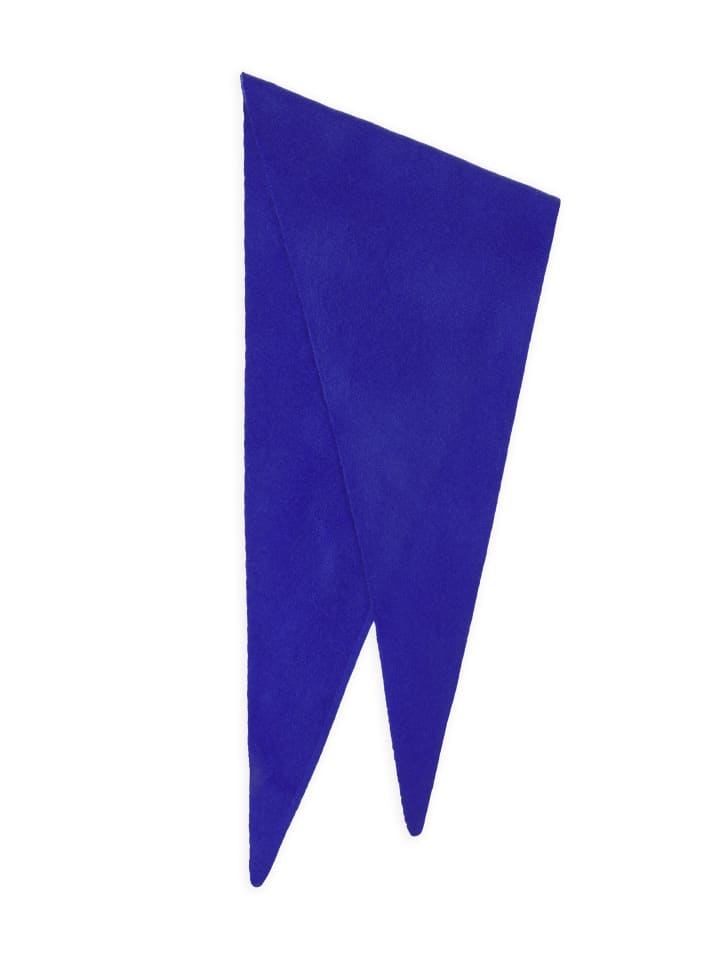 Tuch in blau