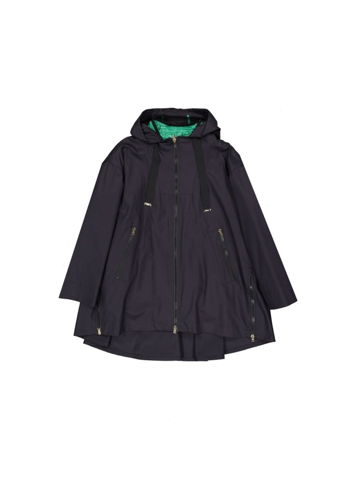 Blau Baumwolle Shell Jacke