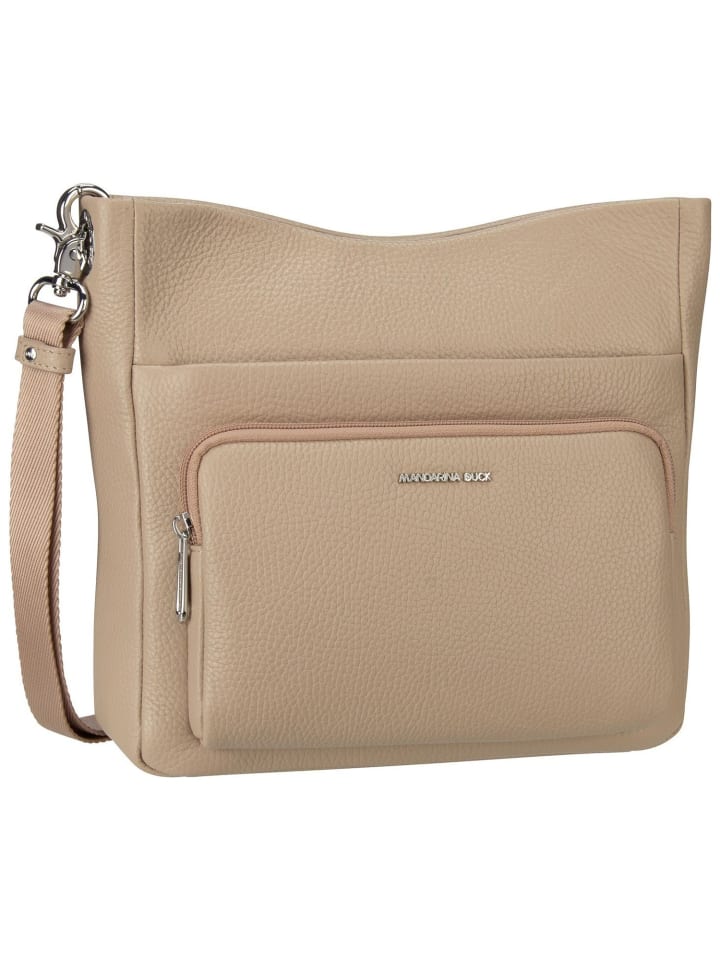 Bodybag Mellow Leather FZT10 in Warm Taupe