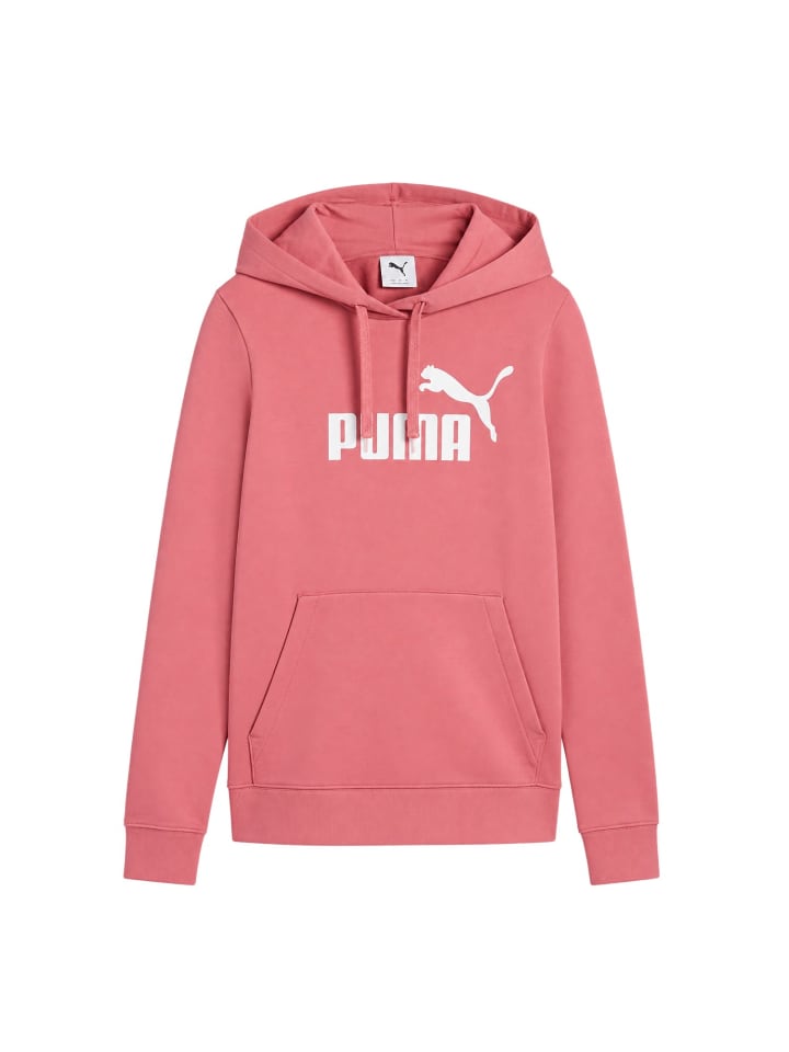 No. 1 Logo Hoodie mit Kängurutaschen in rosa