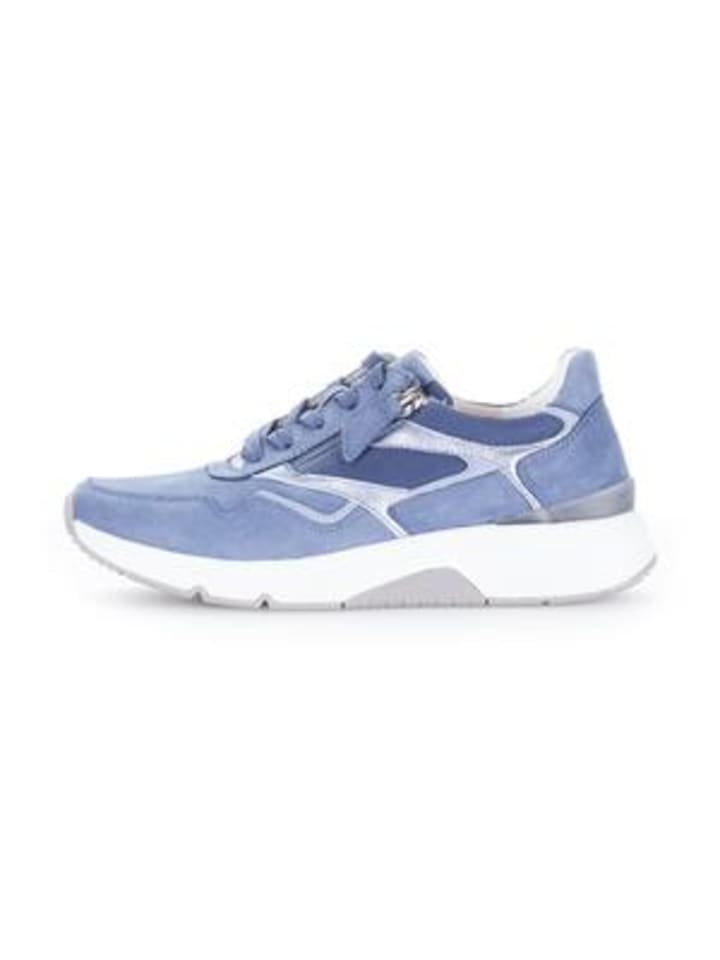 Komfort Schnürschuh in blau