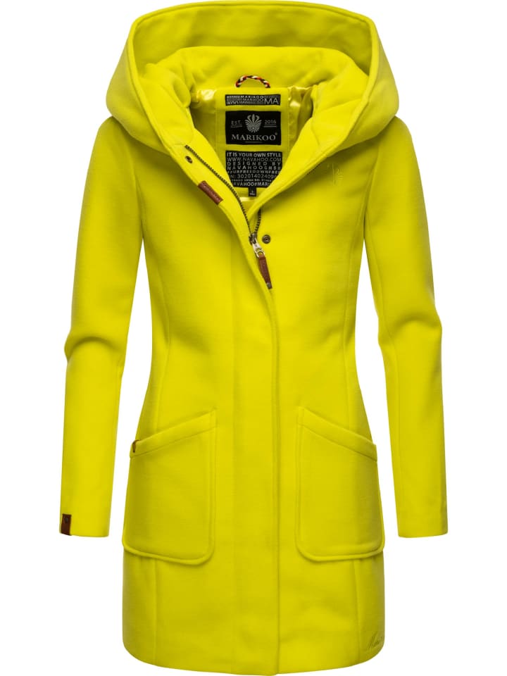 Wintermantel Maikoo in Lime Green