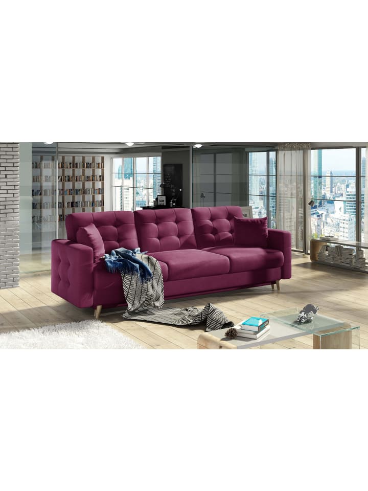 Thor in Weinrot -  (L) 233 x (B) 233 x (H) 93 cm