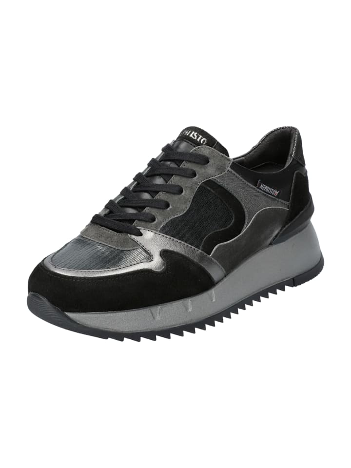 Komfort Schnürschuhe in Schwarz