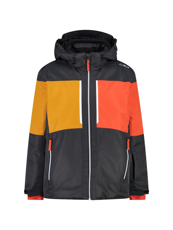 JACKET SNAPS HOOD TWILL in Anthrazit