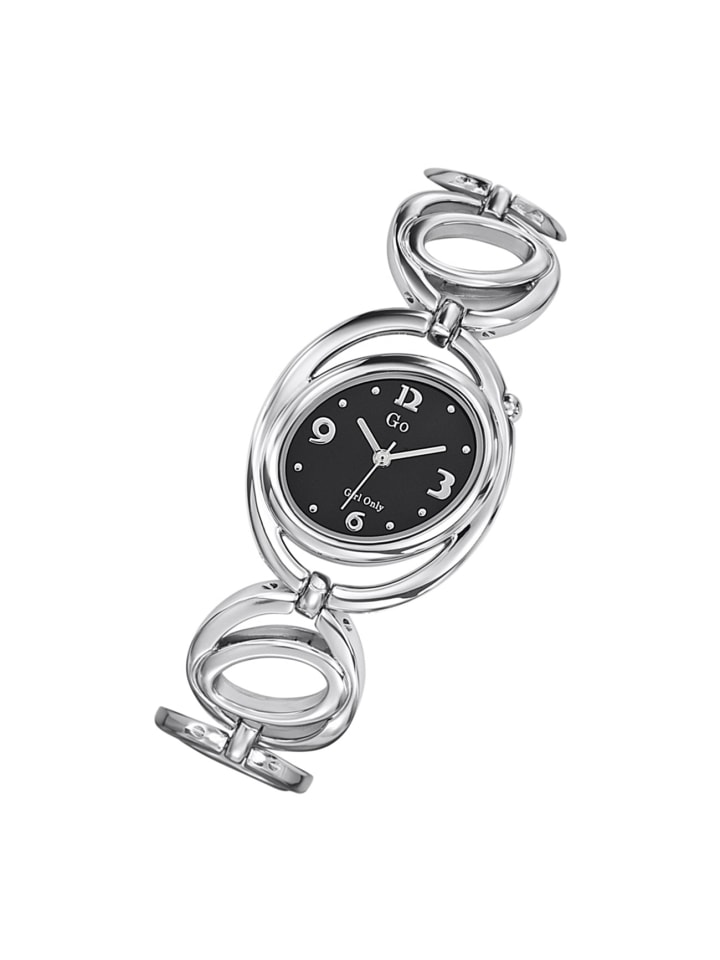 Analog-Armbanduhr Girl Only GO silber klein (ca. 30mm)