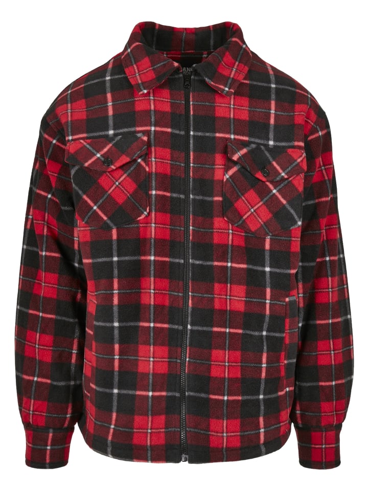 Light Jackets - Coat in red/black