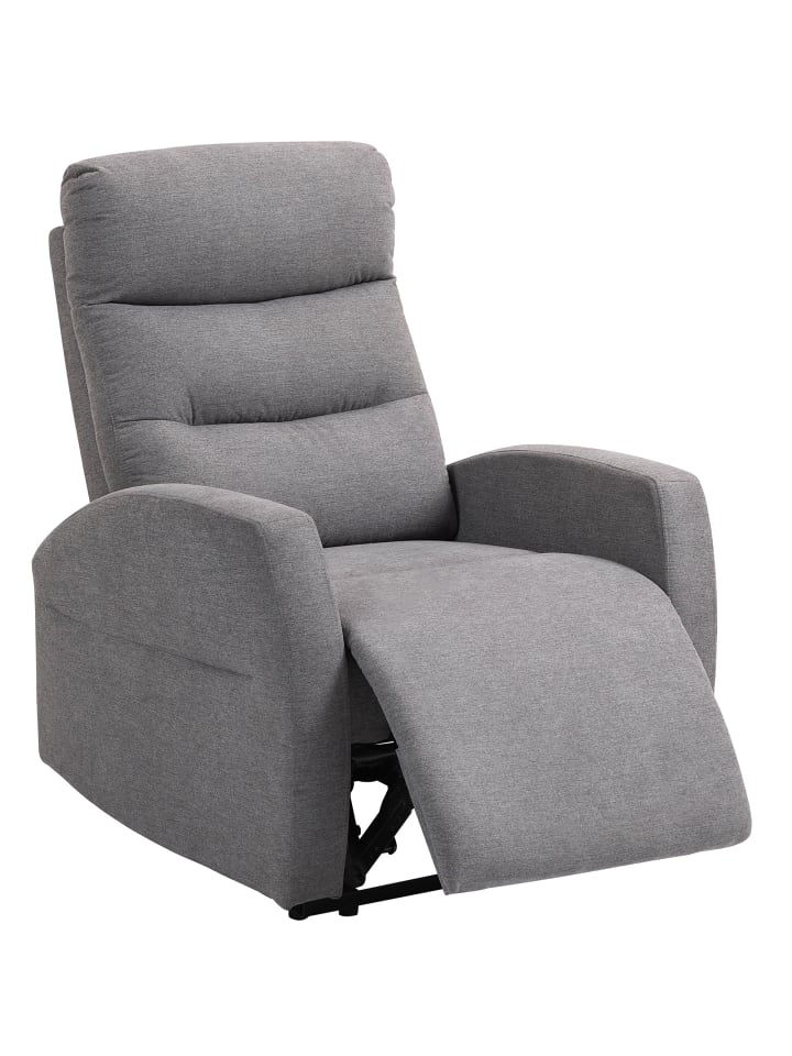 Relaxsessel mit Liegefunktion in Dunkelgrau 93L x 76B x 103H cm