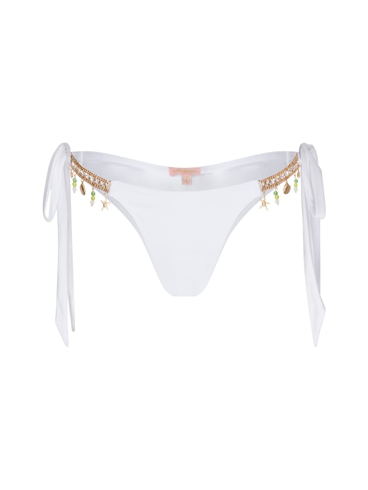 Bikinihose Seychelles Tie Side Brazilian in White
