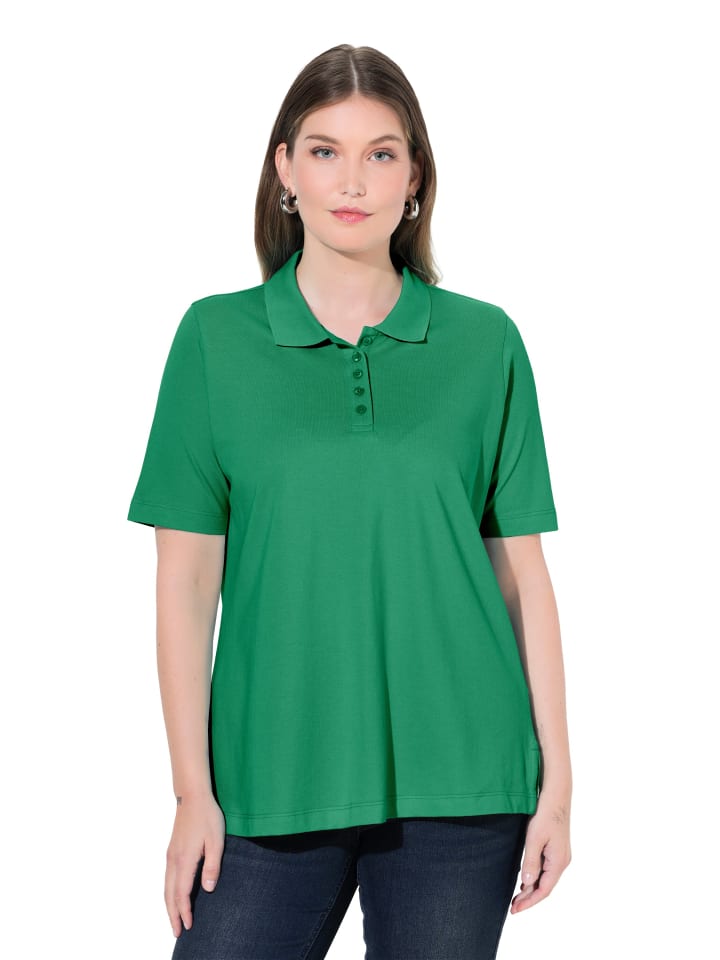 Poloshirt in smaragdgrün