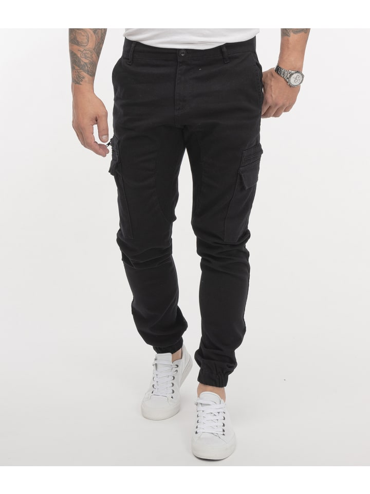 Cargohose in Schwarz
