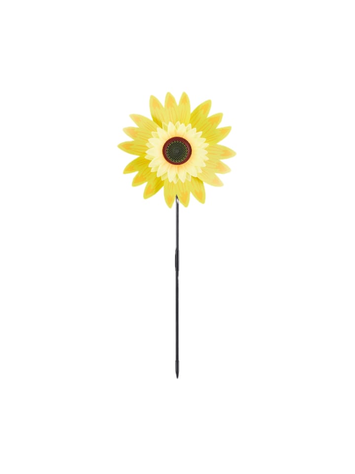 Windrad Sonnenblume in Gelb