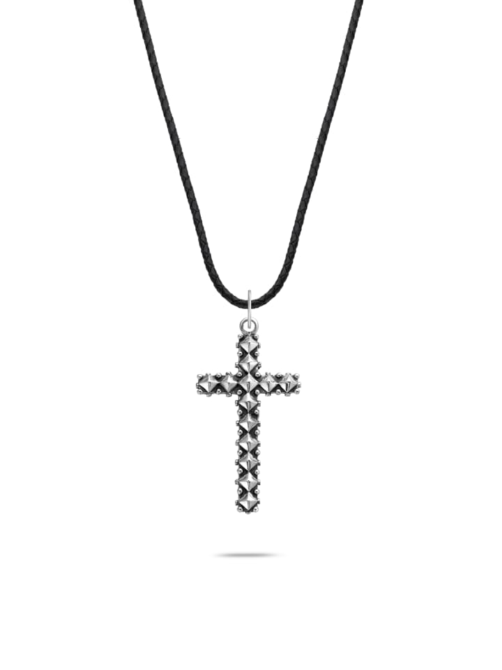 Halskette The Studs Cross in silber