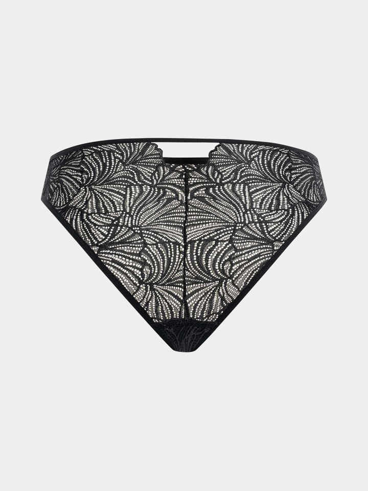 FLUID LACE SLIP in schwarz