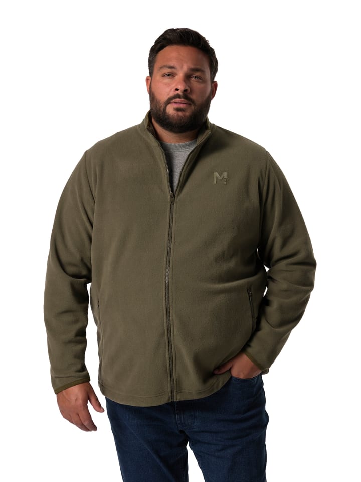 Fleecejacke in tannengrün