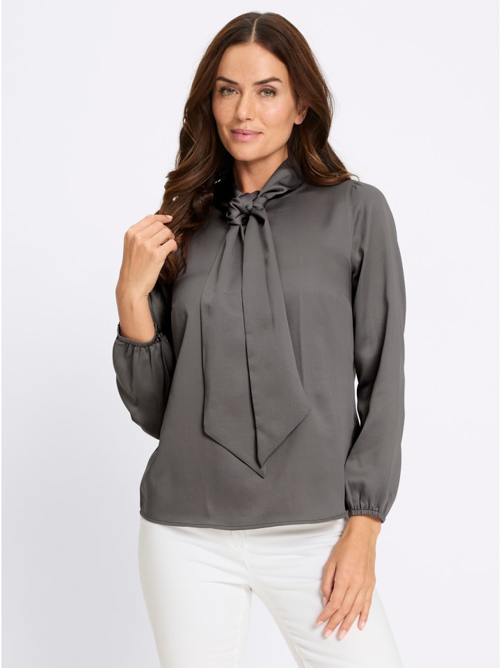 Bluse in grau