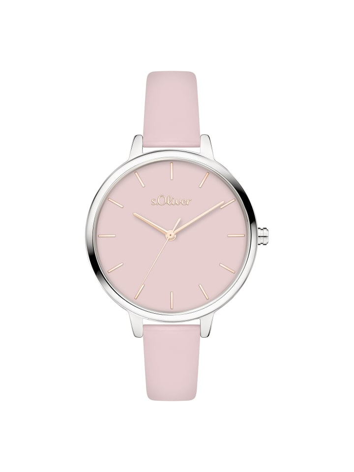 Armbanduhr Charming Time in rosa