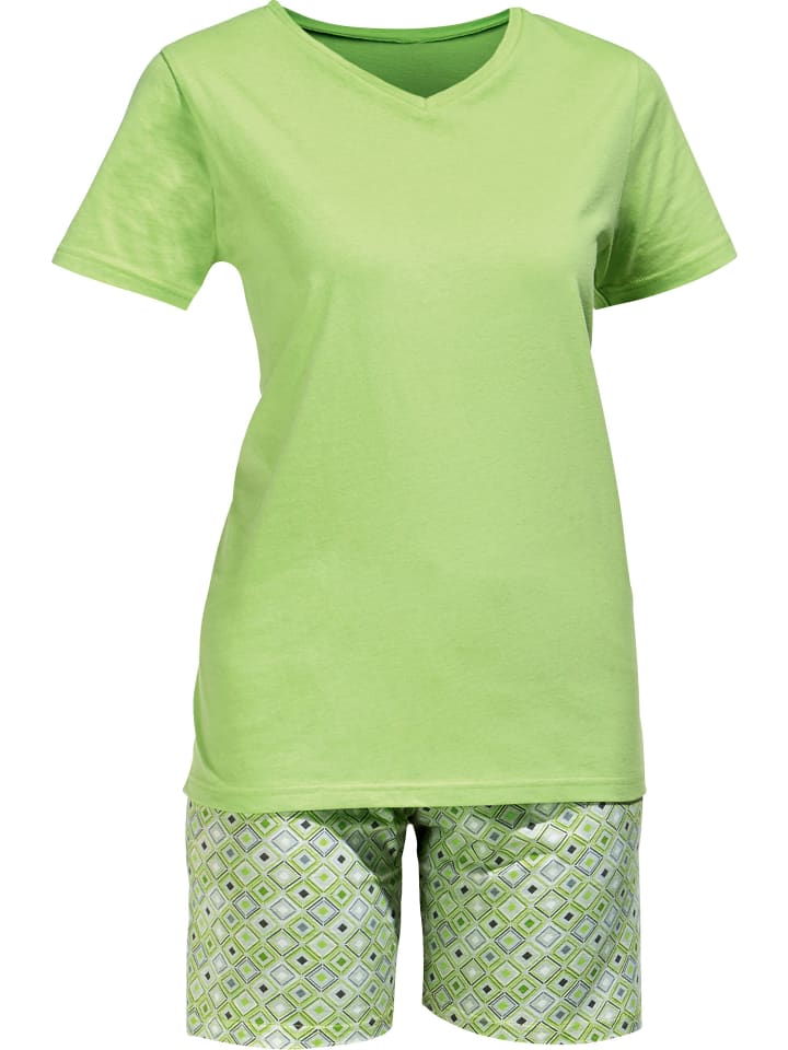 Single-Jersey Shorty in apfelgrün