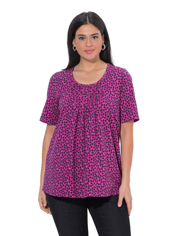 Shirt in kräftiges pink