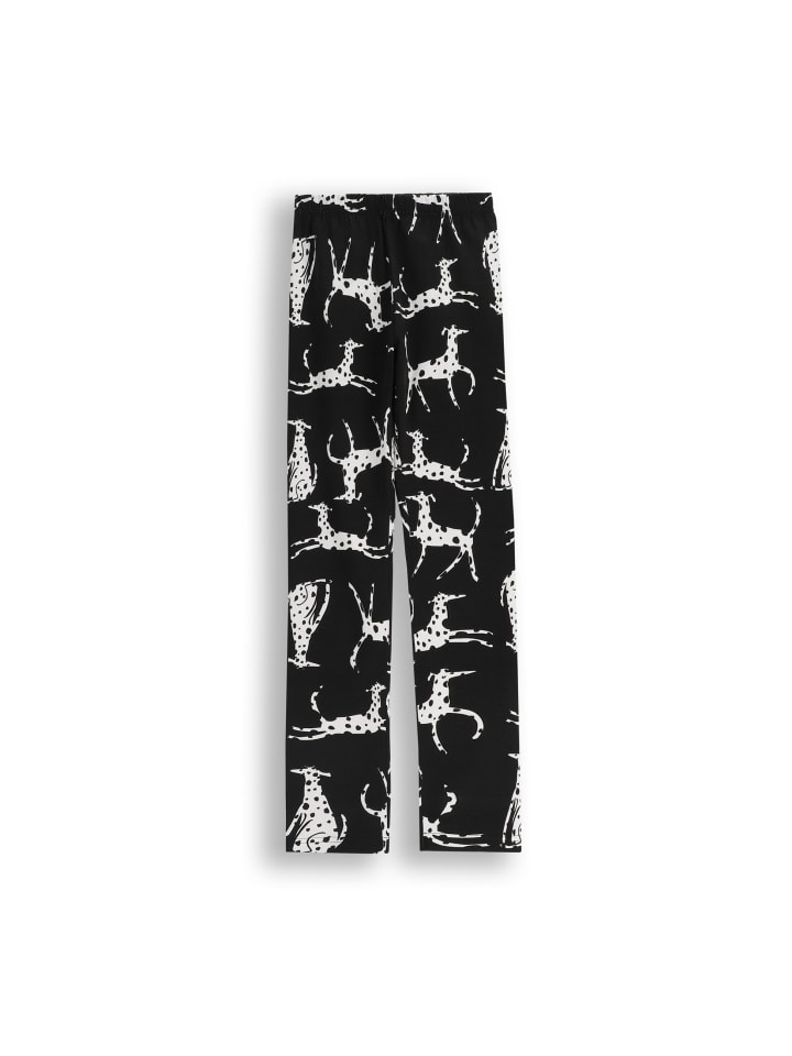 Lange leggings in schwarz
