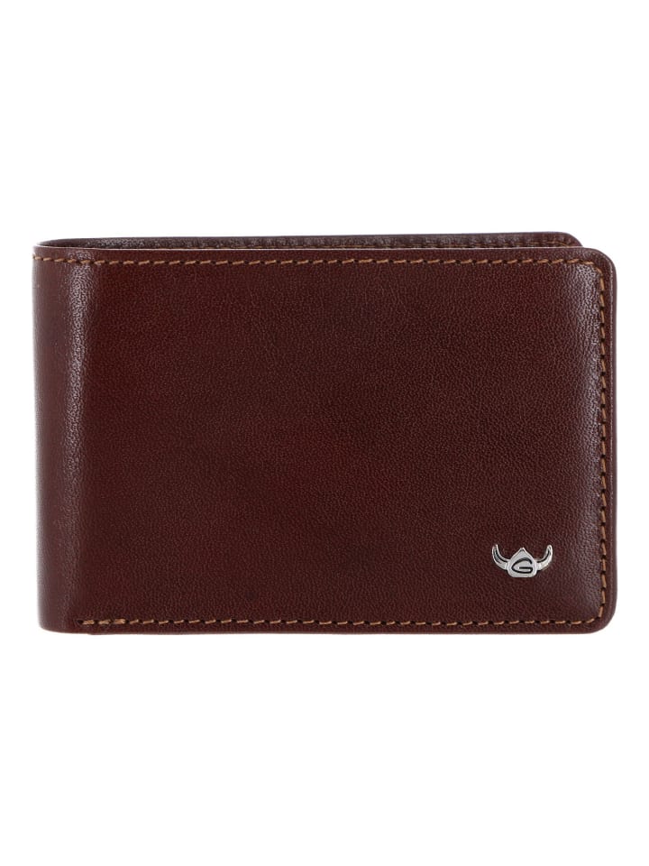 Colorado Geldbörse RFID Schutz Leder 7.5 cm tabacco