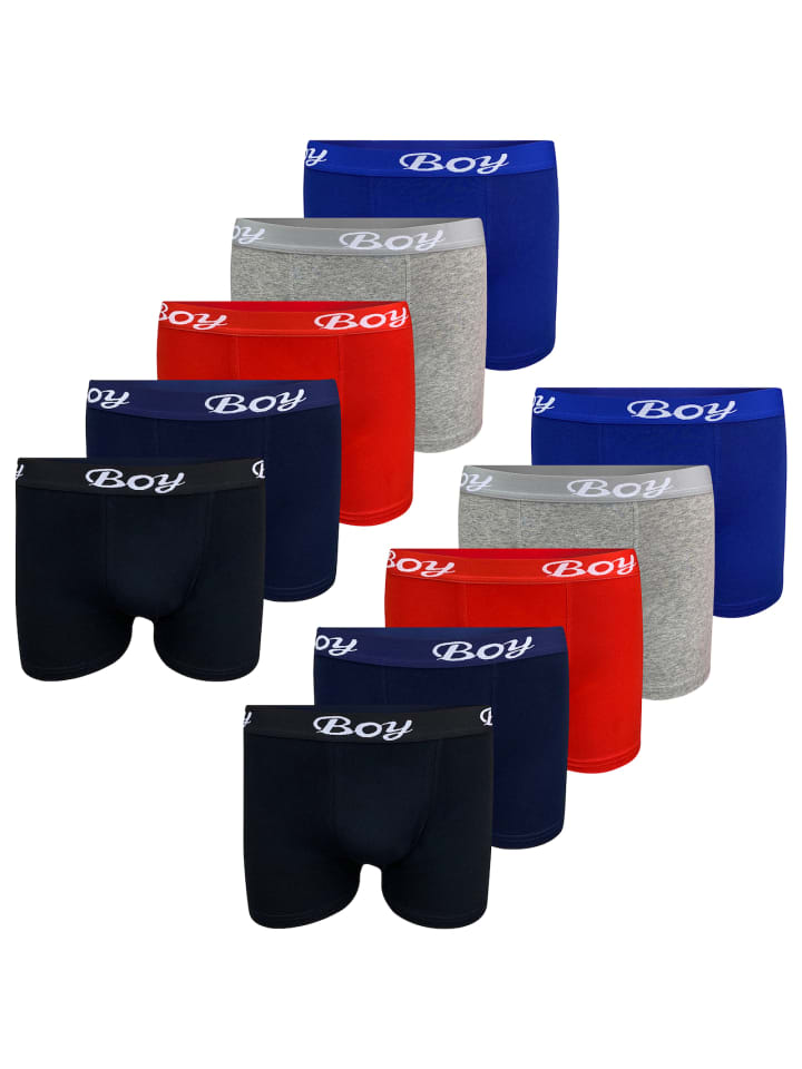 10er Pack Boxershorts - BOY - Bunt