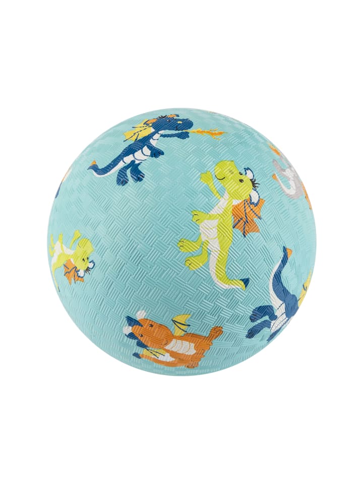 Kautschukball Drache, 17cm in türkis