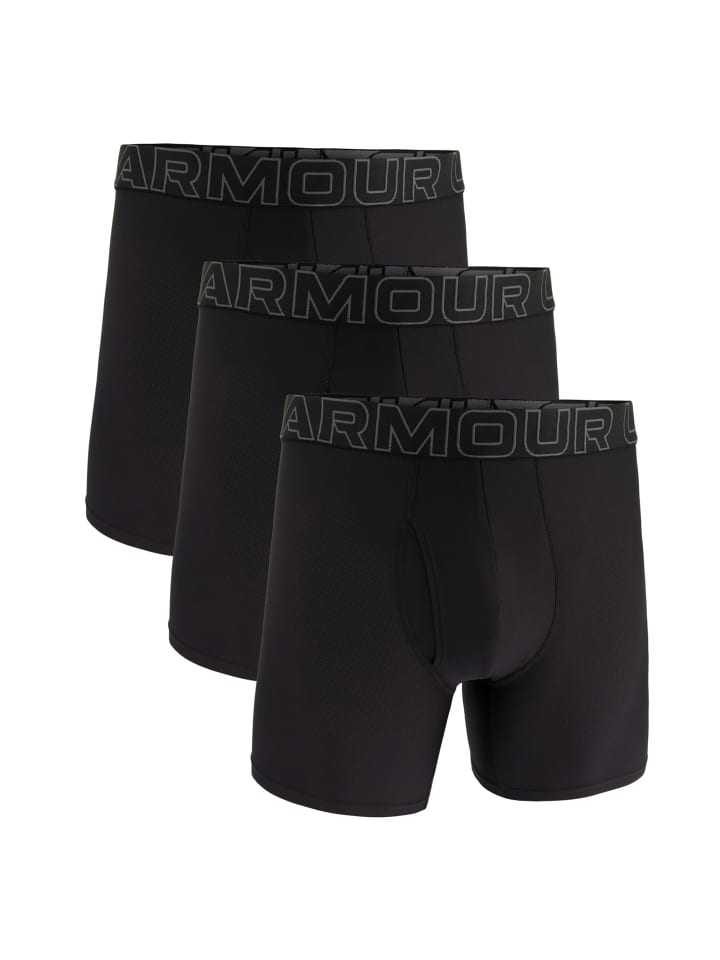 Boxershort 3er Pack in Schwarz
