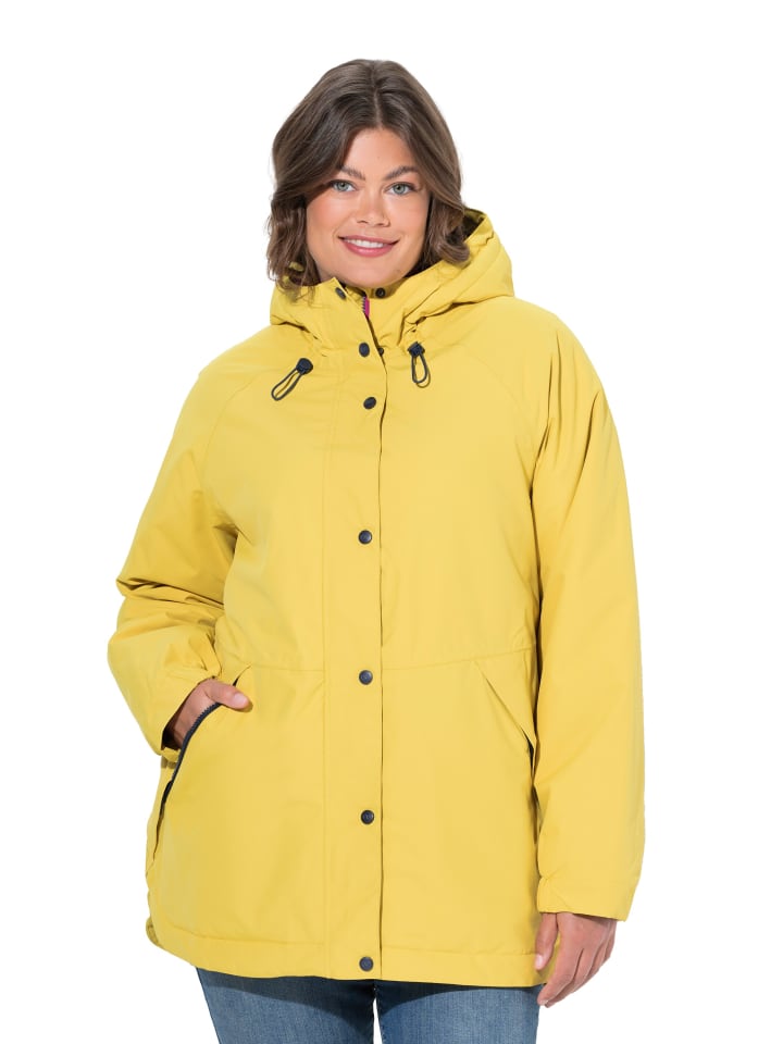 Funktionsjacke in honiggelb