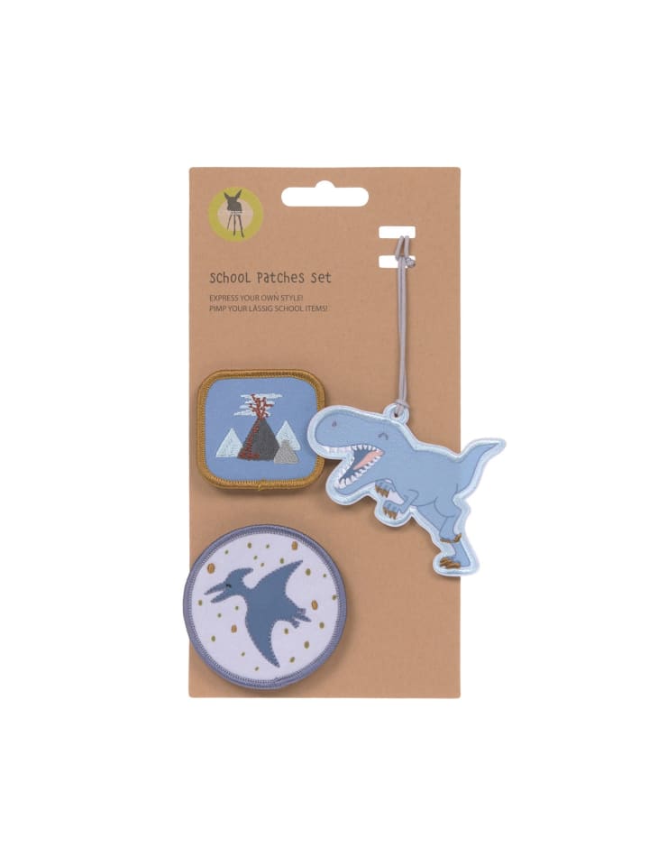 Lässig Anhänger & Patches - Schul Set Unique, Dinosaur
