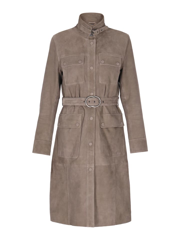 Women Coat in taupe grey