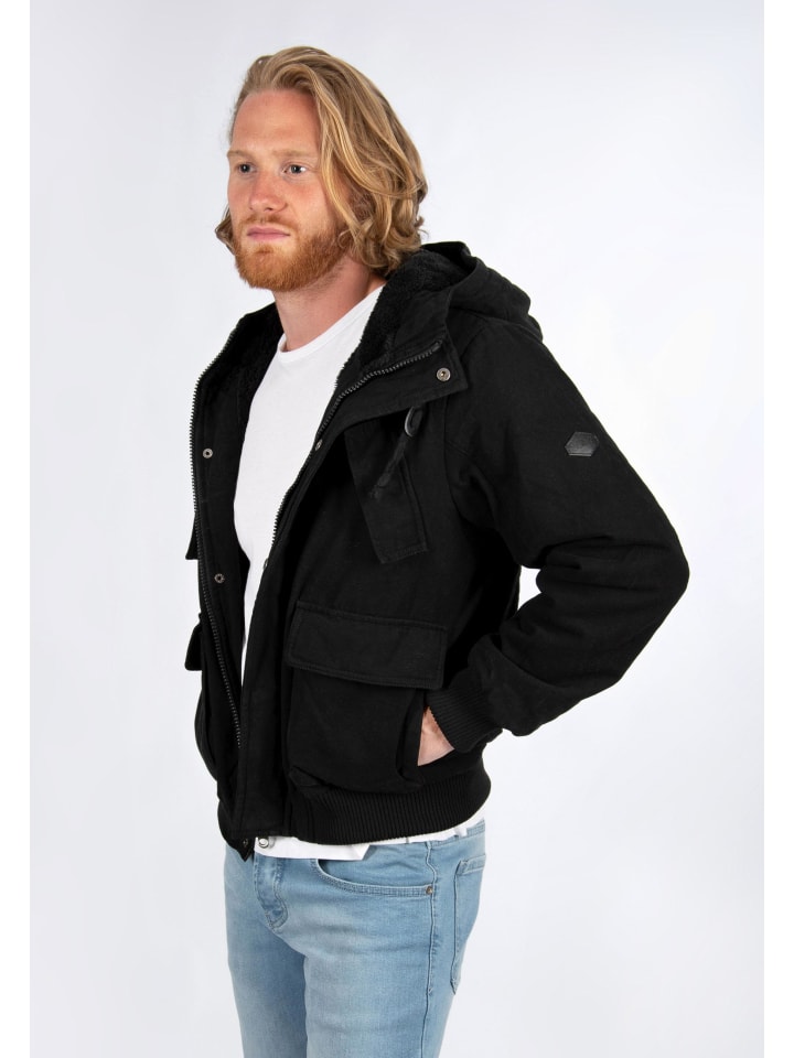 Winterjacke Alessandro Salvarini Herren Winter Jacke AS139 in Schwarz