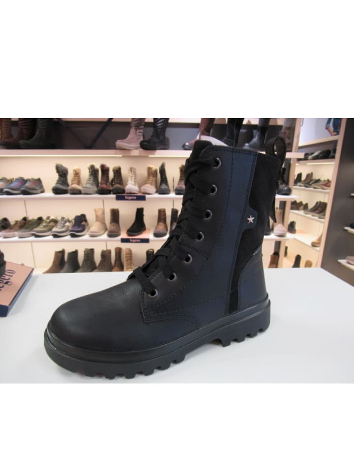 Schnürstiefel Abby Nova in Schwarz