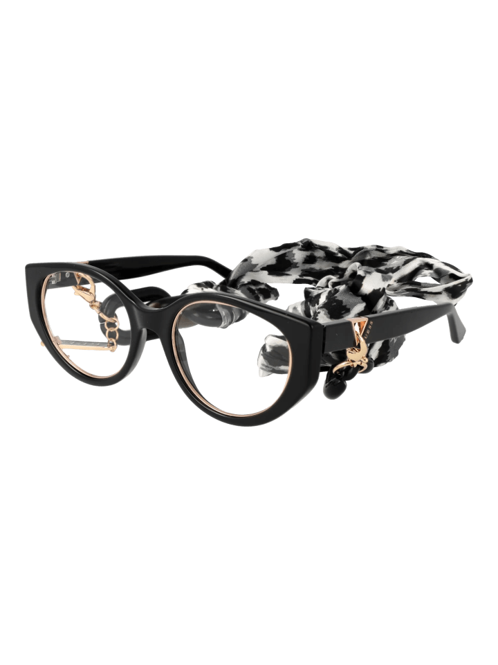 Damen Optische Fassungen Katzenauge Schwarz