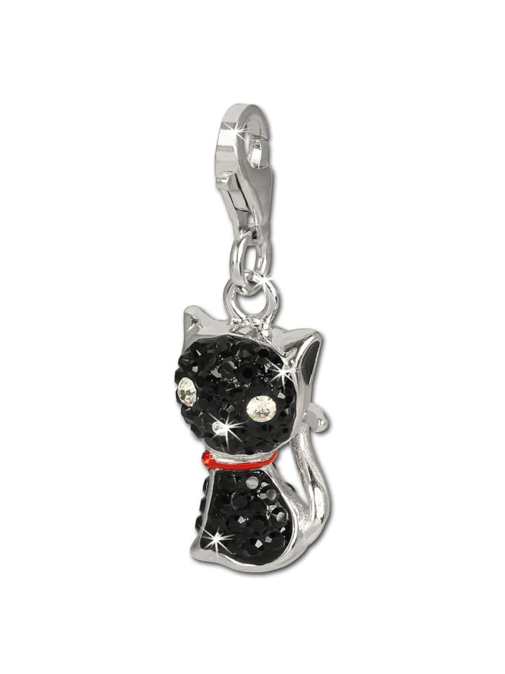 Anhänger Silber 925 Sterling Silber Katze Charmsanhänger