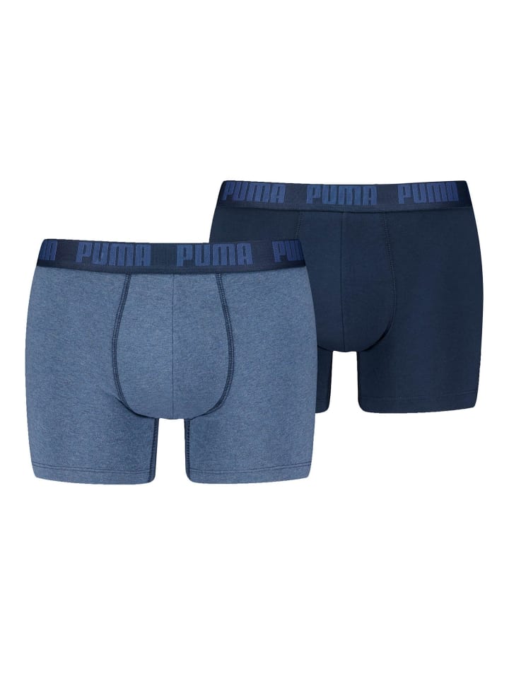 Boxershort 2er Pack in Blau/Dunkelblau