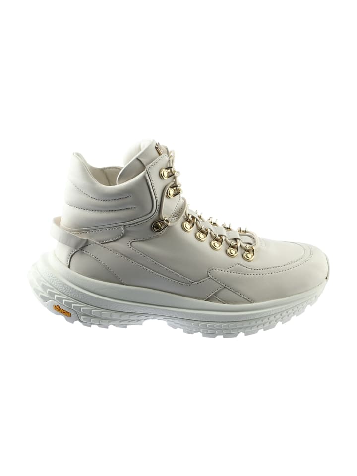 Schnürboots in Weiß