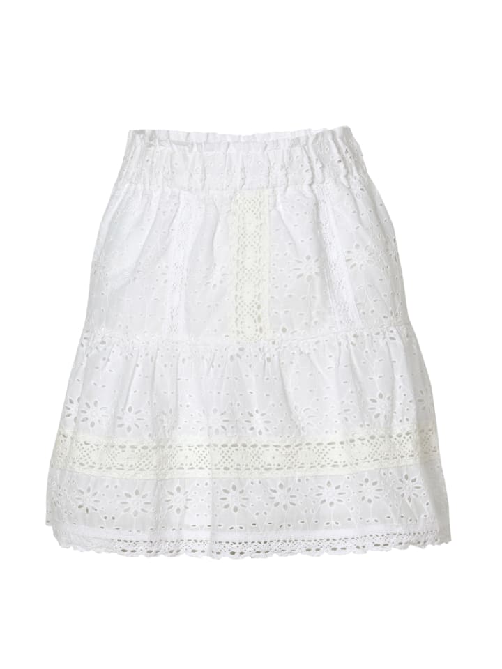 KURZER SKIRT in weiß