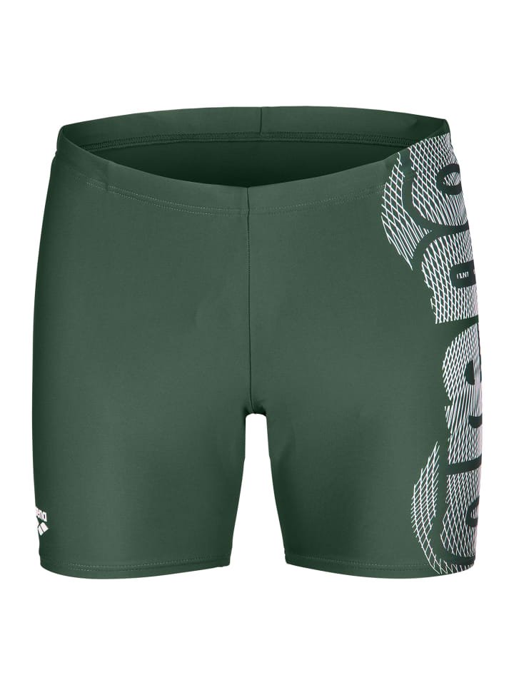 Swim Mid Jammer Graphic in Grün