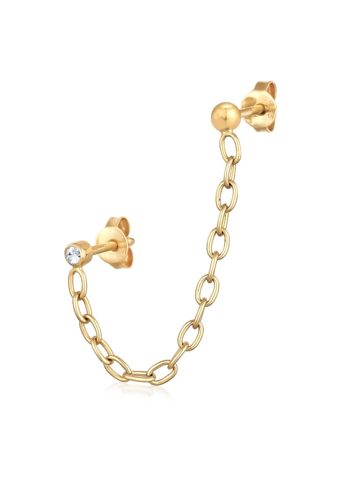 Ohrringe 925 Sterling Silber in Gold