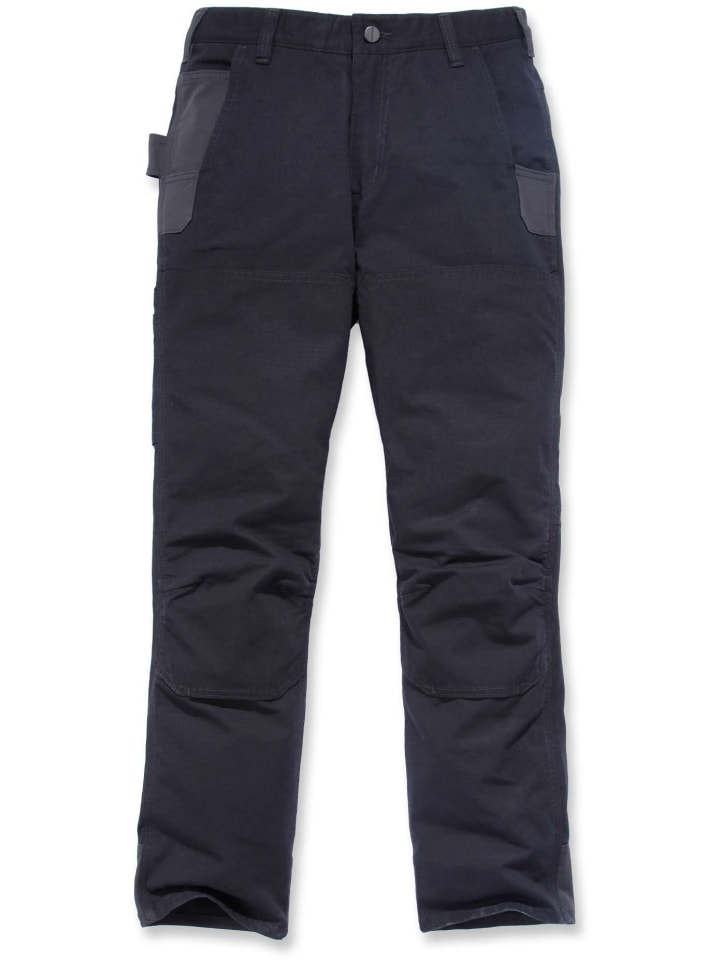 Arbeitshose "Steel Double Front 103160" in Schwarz