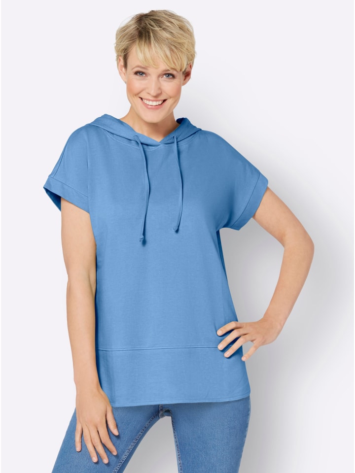 Sweatshirt in himmelblau